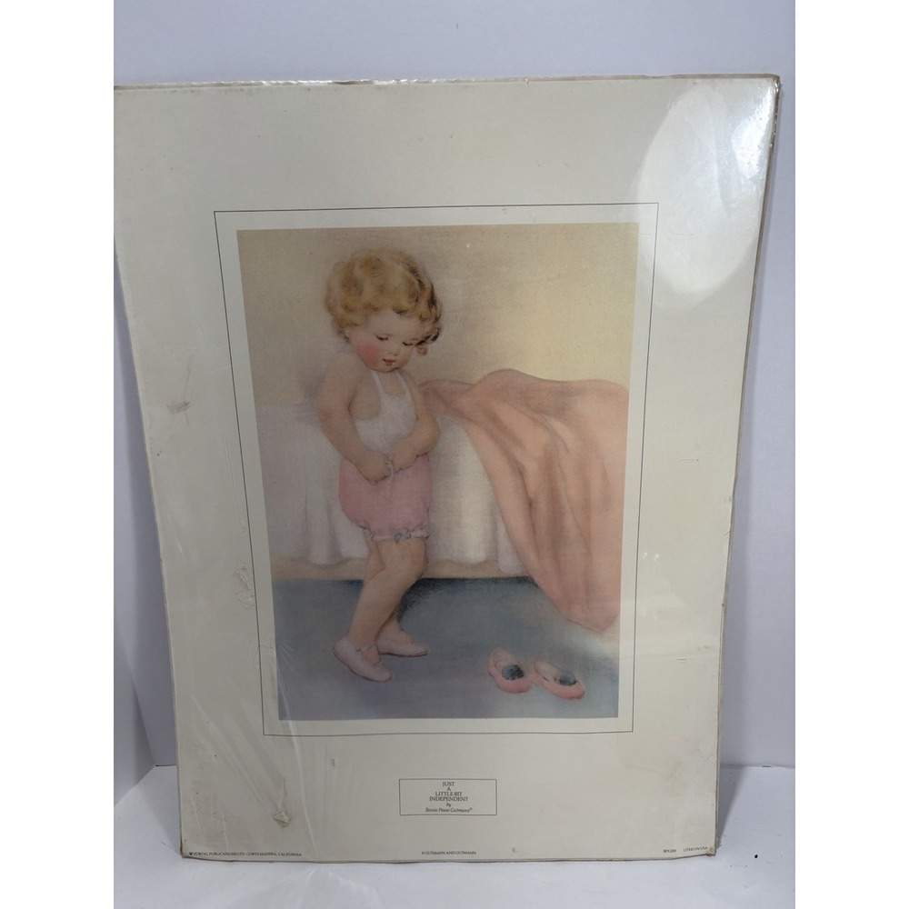 Vintage Just‎ A Little Bit Independent 24x18 Portal Publications Litho BPG055